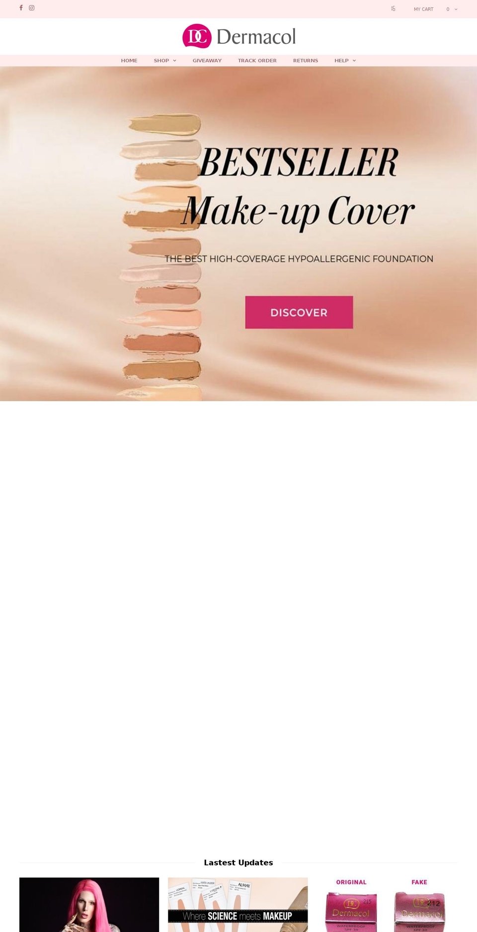 dermacolsf.com shopify website screenshot