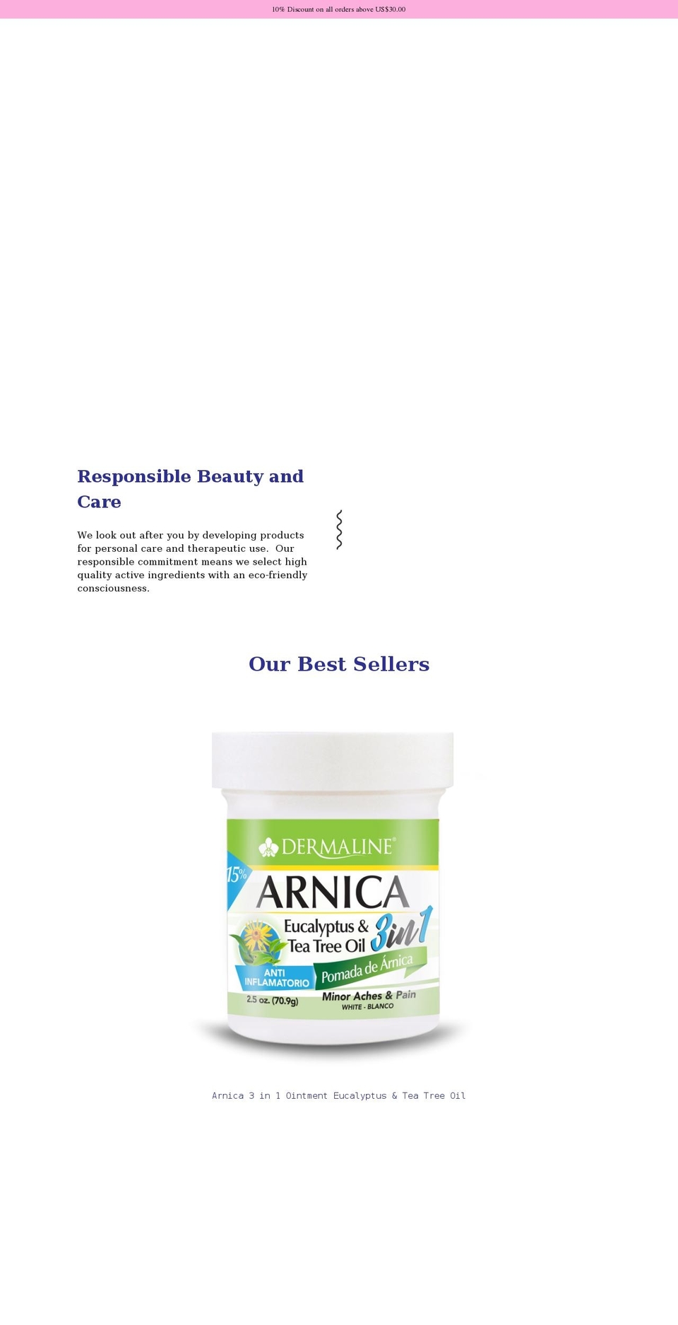 dermalineusa.com shopify website screenshot