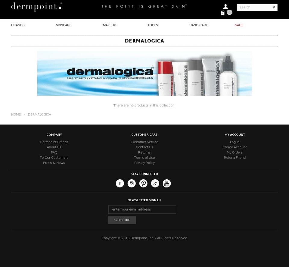 Dermpoint Shopify theme site example dermalogicasale.com