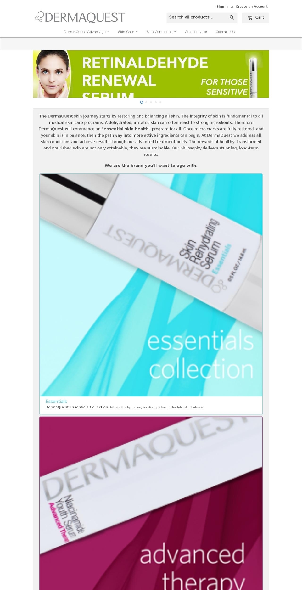 dermaminerals.com.au shopify website screenshot