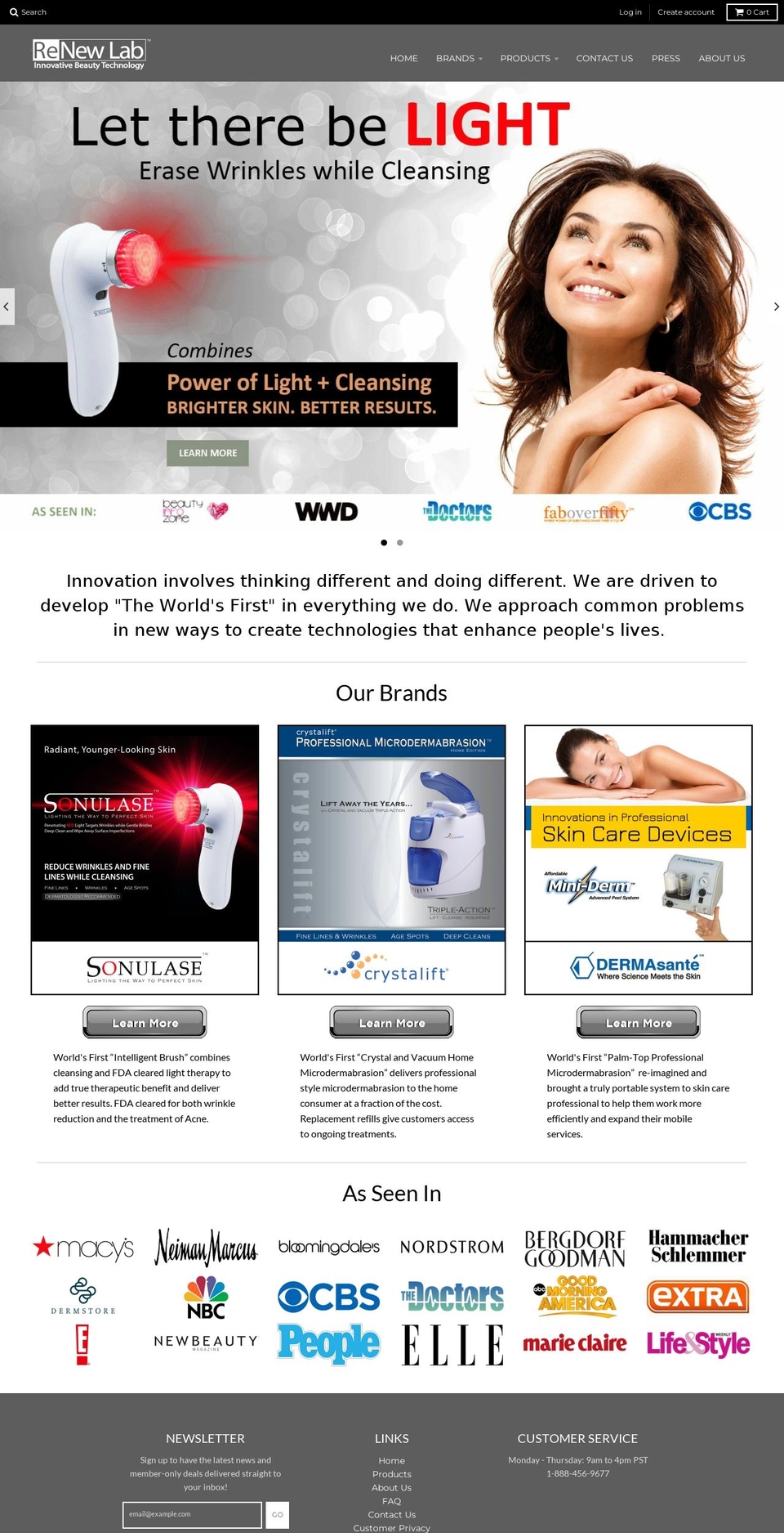 dermasante.com shopify website screenshot