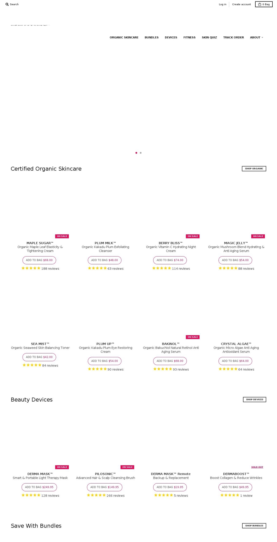 dermay.com shopify website screenshot
