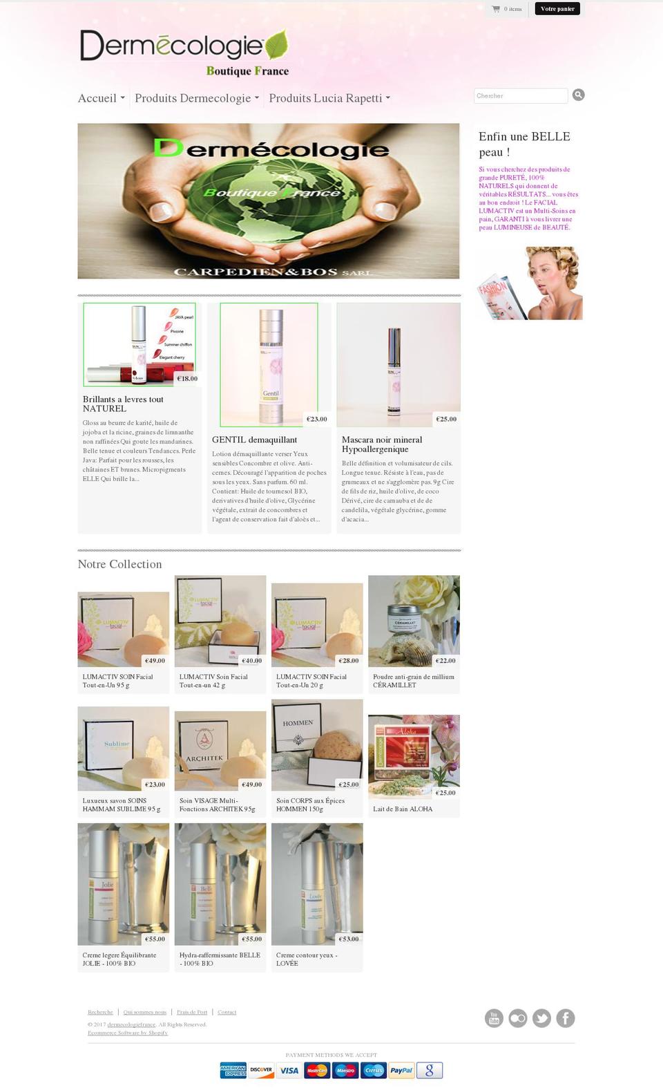 www-dermecologie-com-radiance Shopify theme site example dermecologieboutiquefrance.com