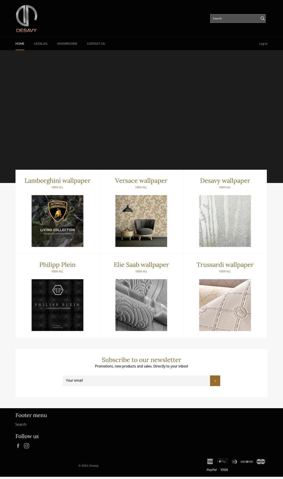 desavy.com shopify website screenshot