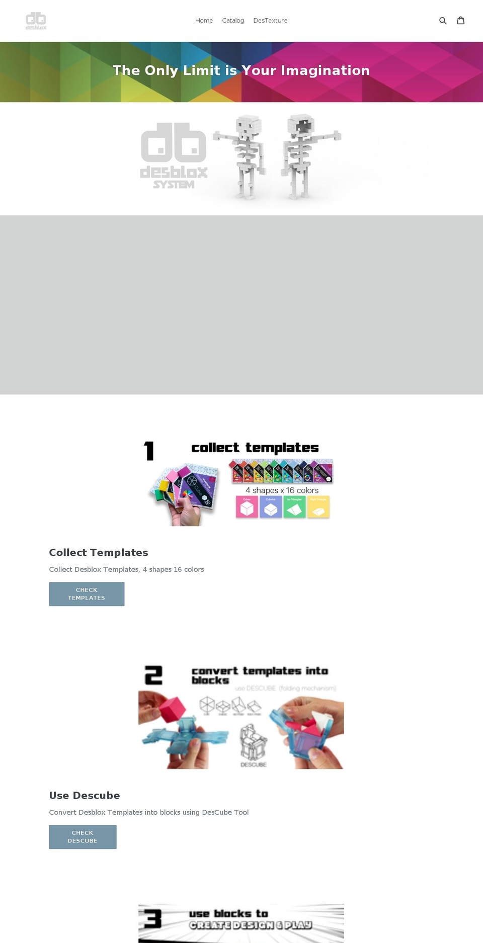 desblox.com — Shopify storefront screenshot