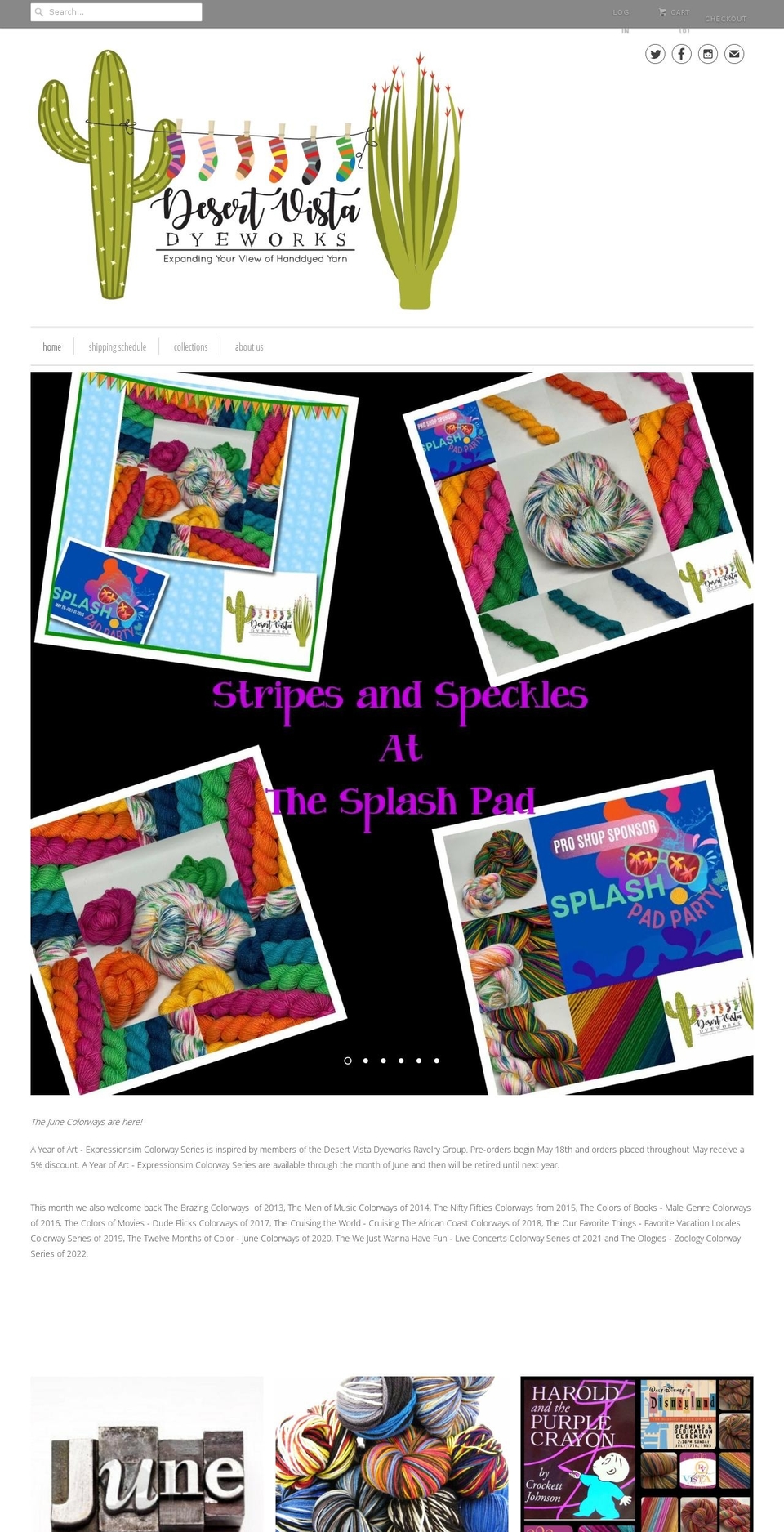 desert-vista-dyeworks.myshopify.com shopify website screenshot