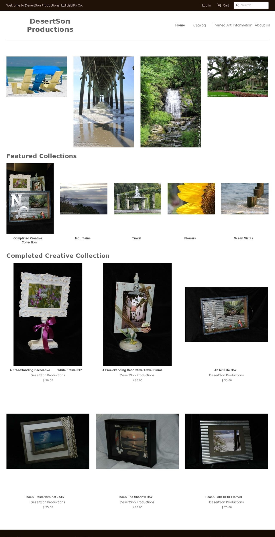 desertsonprod.com — Shopify storefront screenshot
