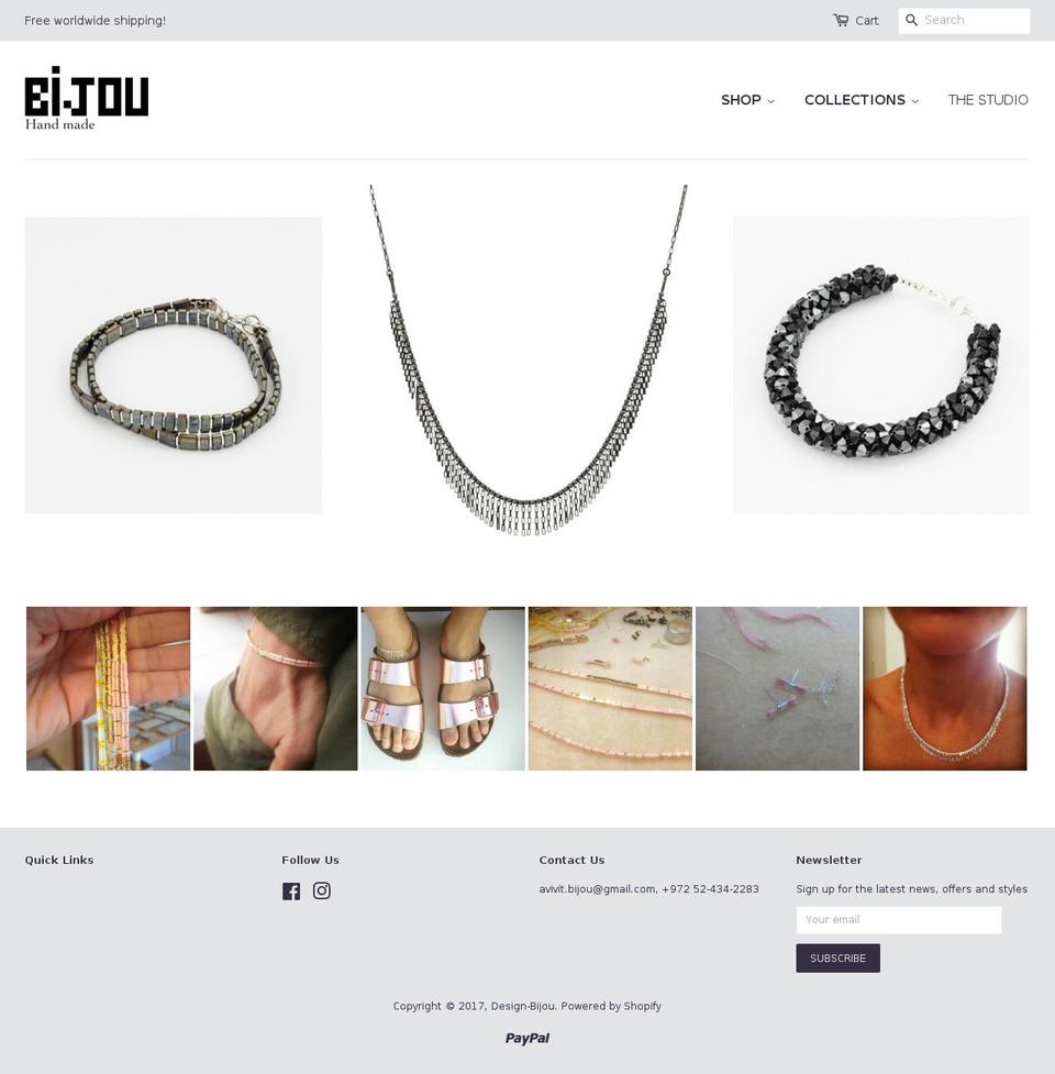 design-bijou.com shopify website screenshot