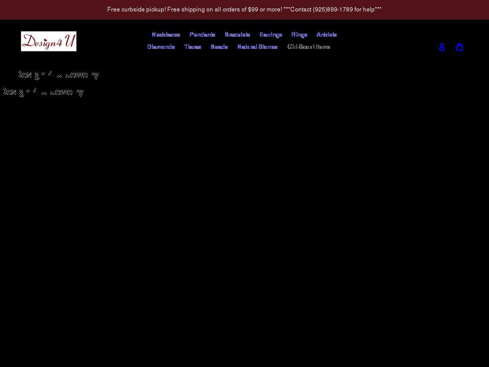design4uj.com — Shopify storefront screenshot