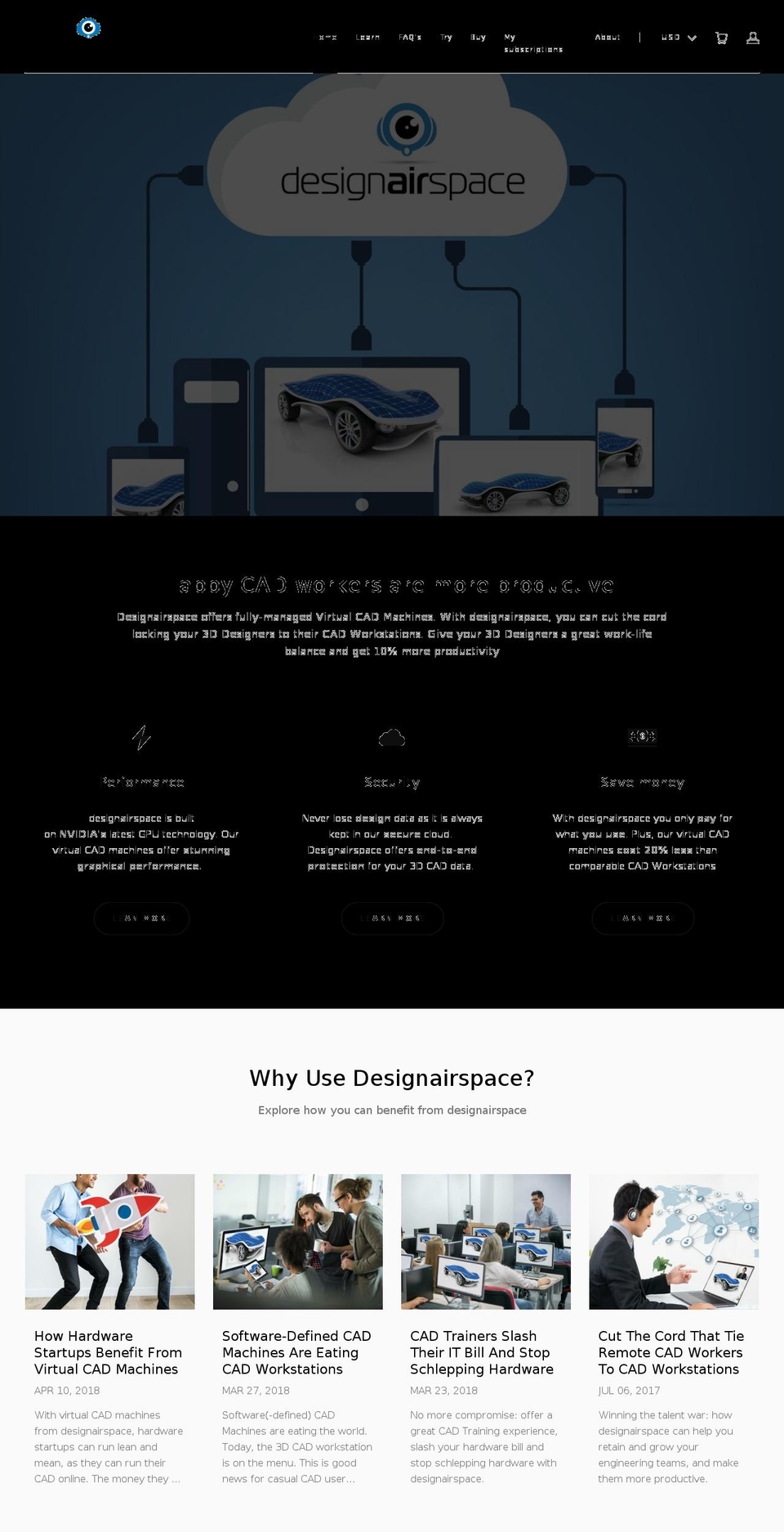 designairspace.com — Shopify storefront screenshot