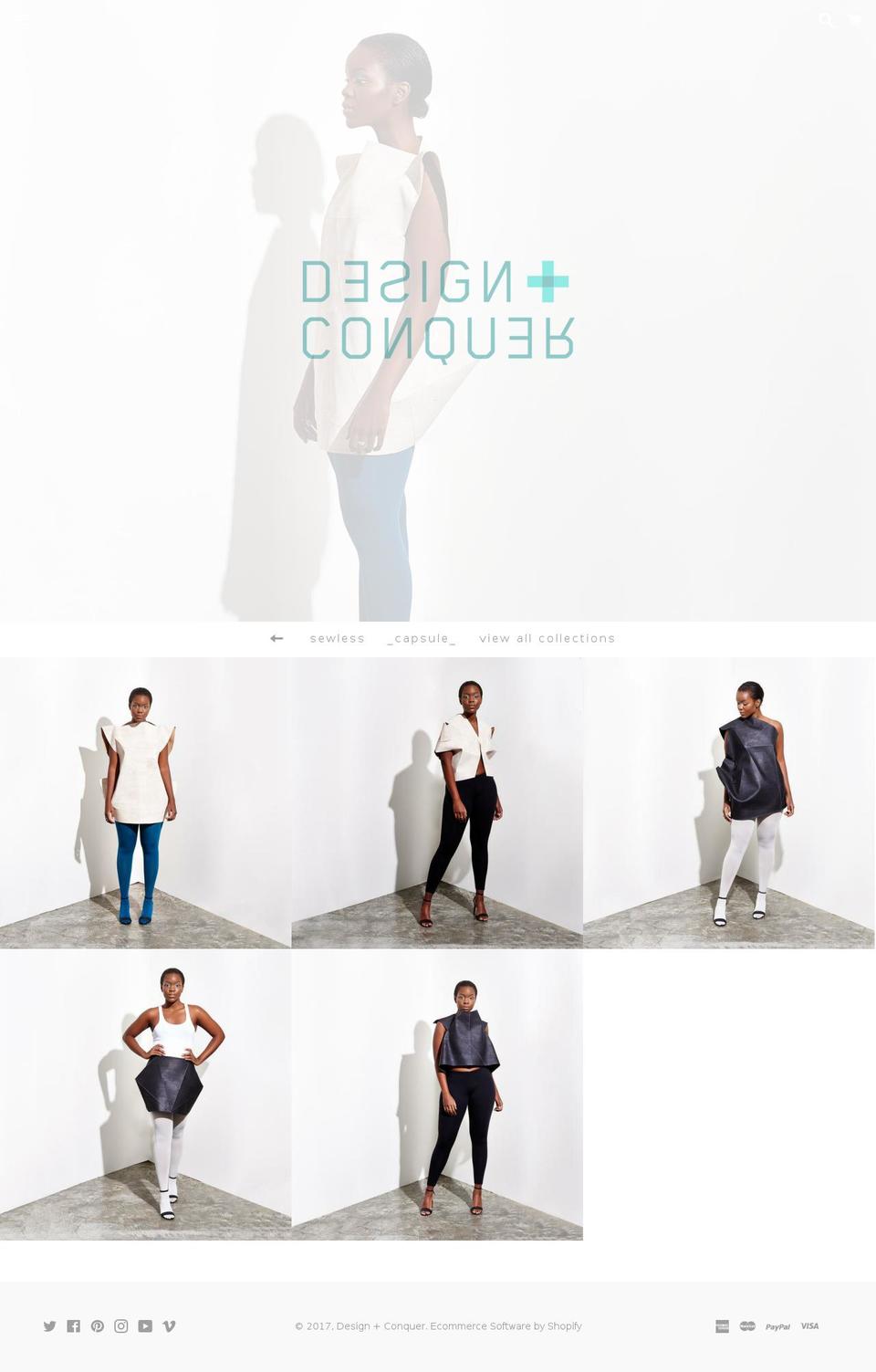 designandconquerjewellery.com shopify website screenshot