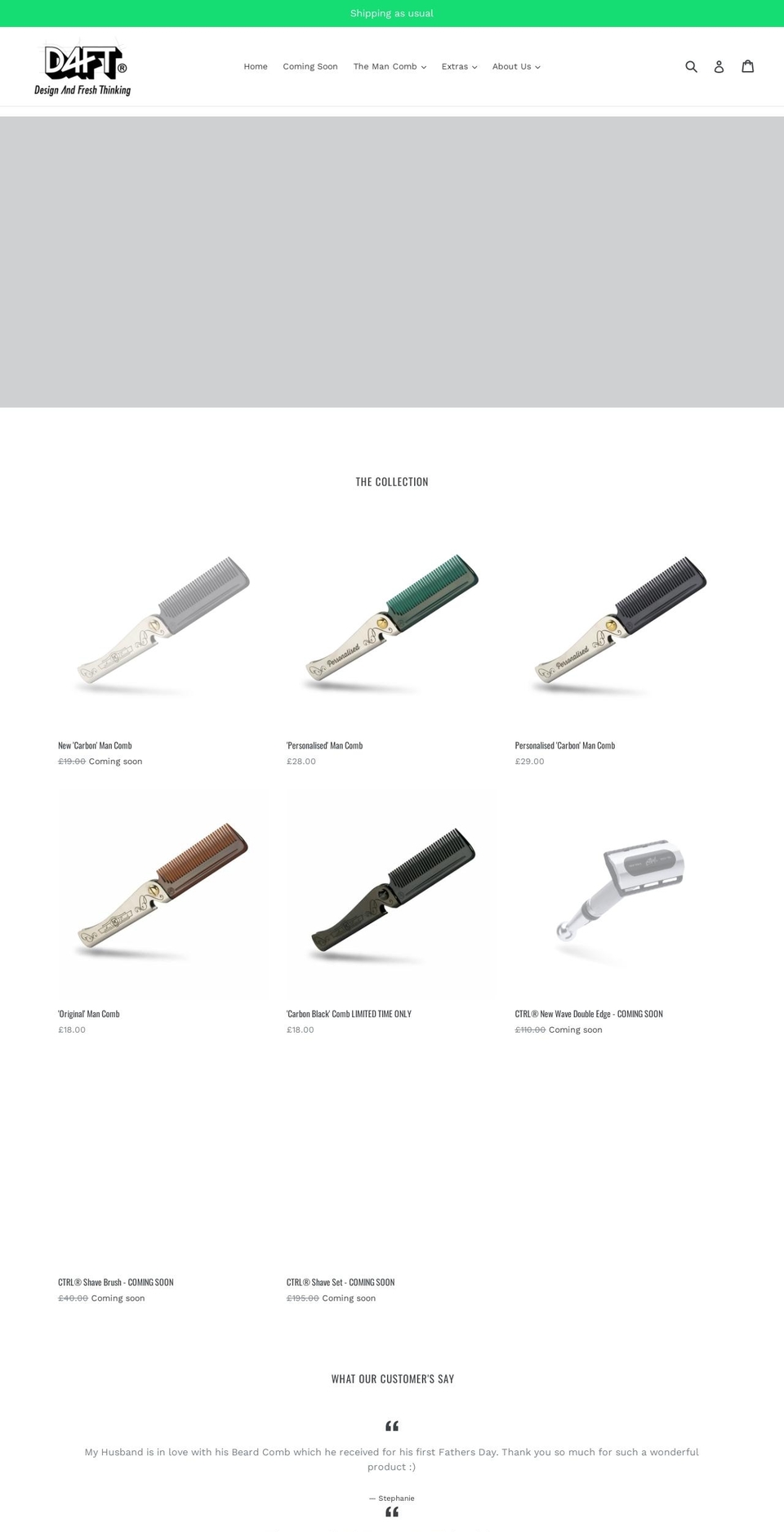 designandfreshthinking.com shopify website screenshot