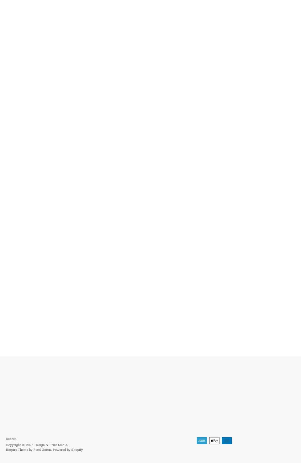 designandprintmedia.com shopify website screenshot