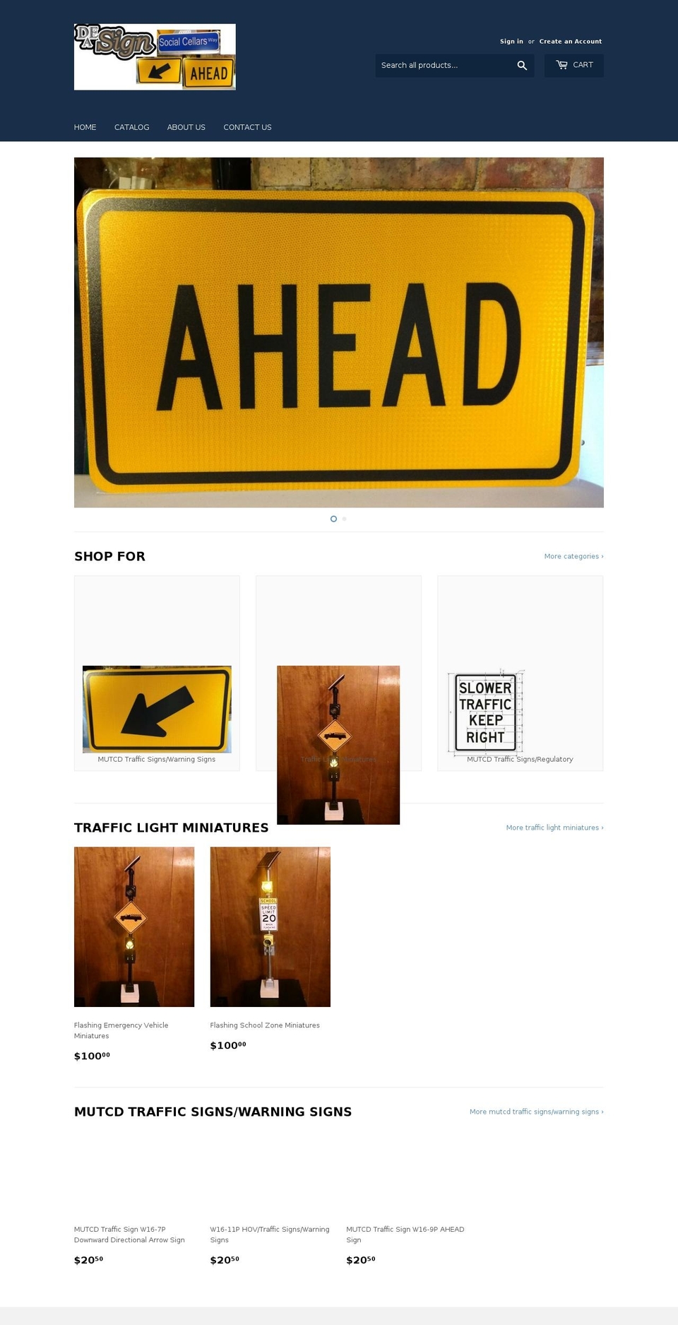 designasignpro.com shopify website screenshot