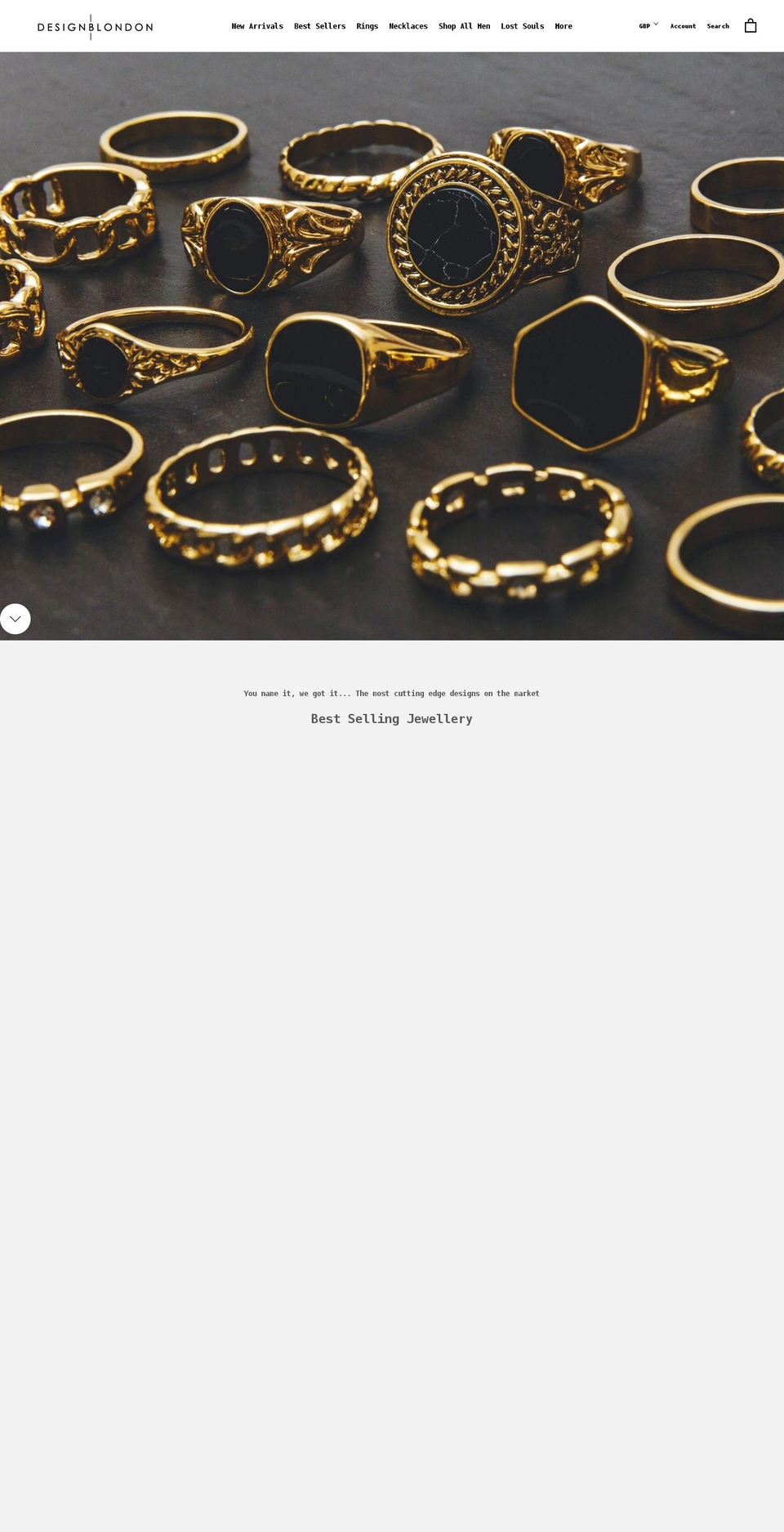 designb.co.uk shopify website screenshot