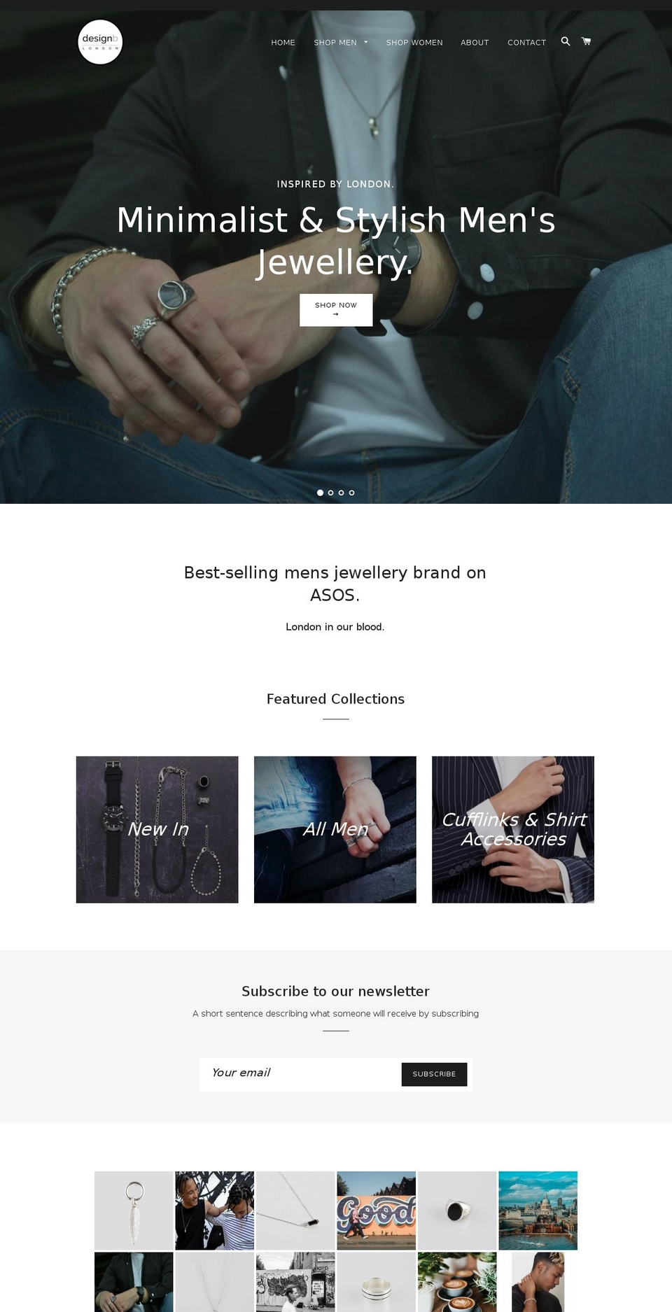 designblondon.com — Shopify storefront screenshot