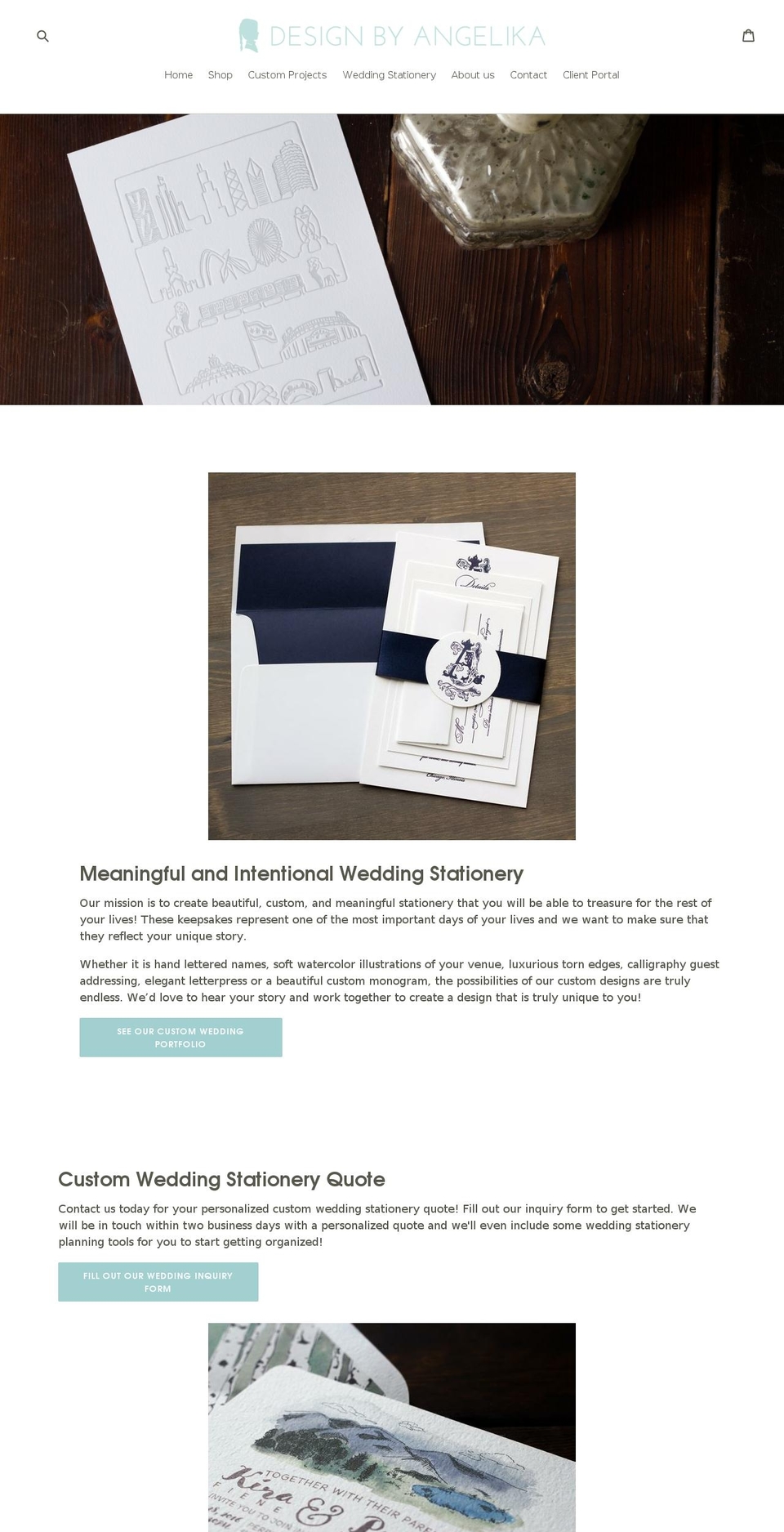 designbyangelika.com shopify website screenshot