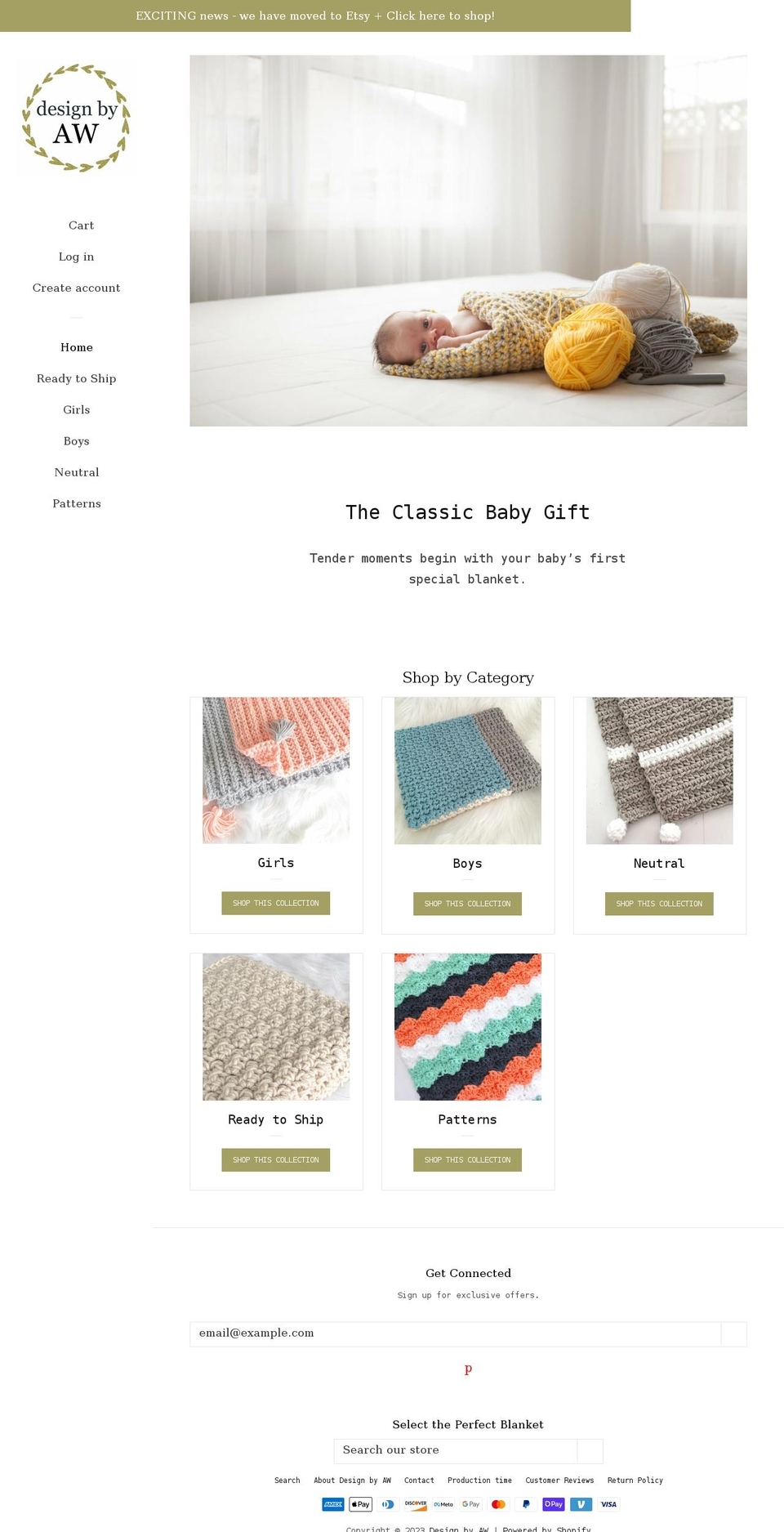 designbyaw.com shopify website screenshot