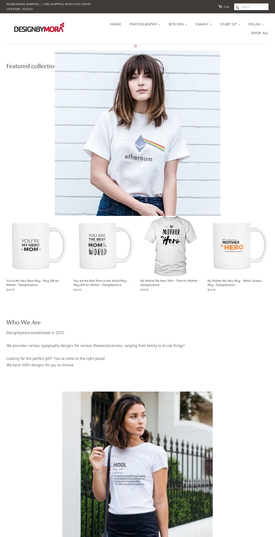 designbymora.com — Shopify storefront screenshot