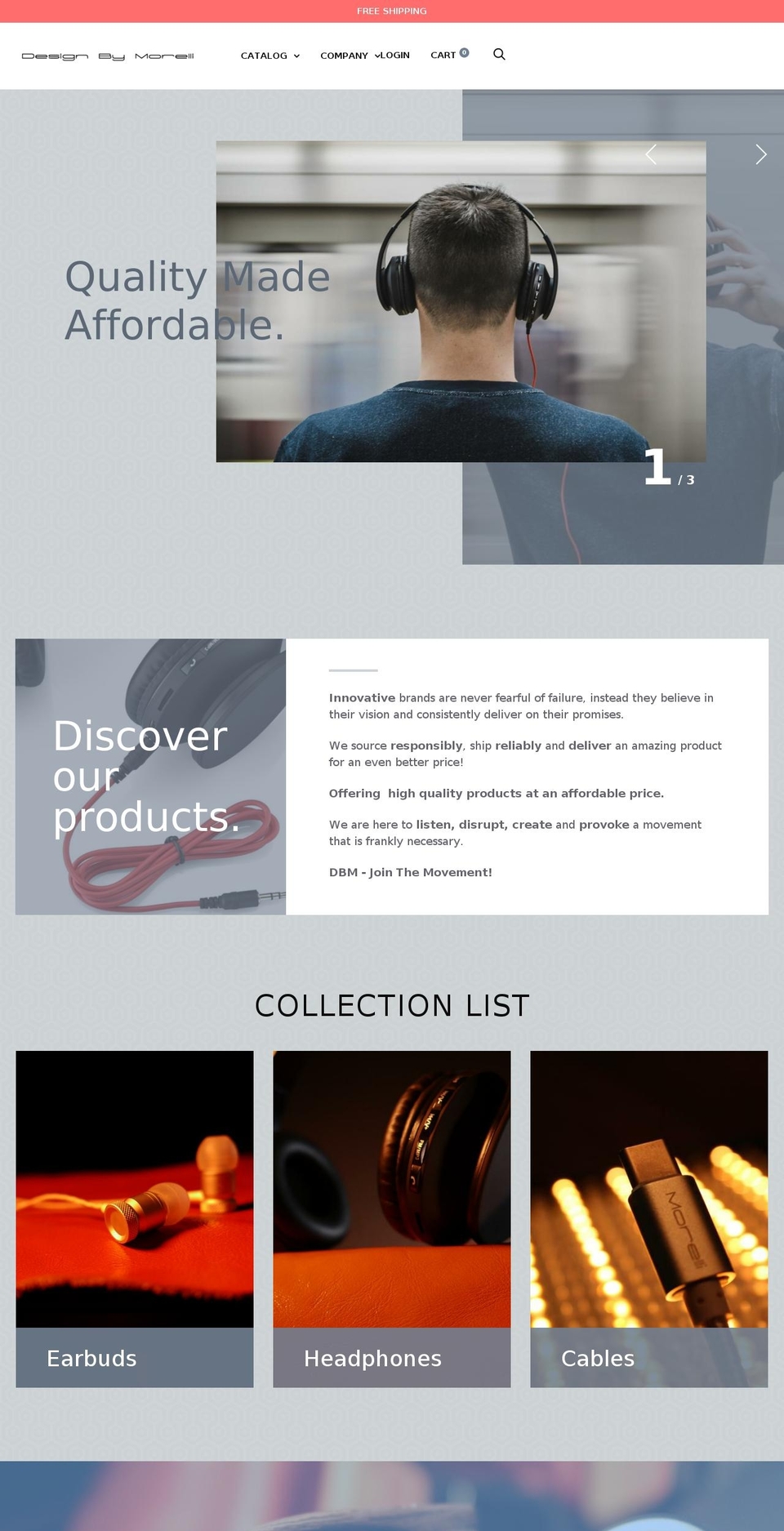 designbymorelli.com — Shopify storefront screenshot