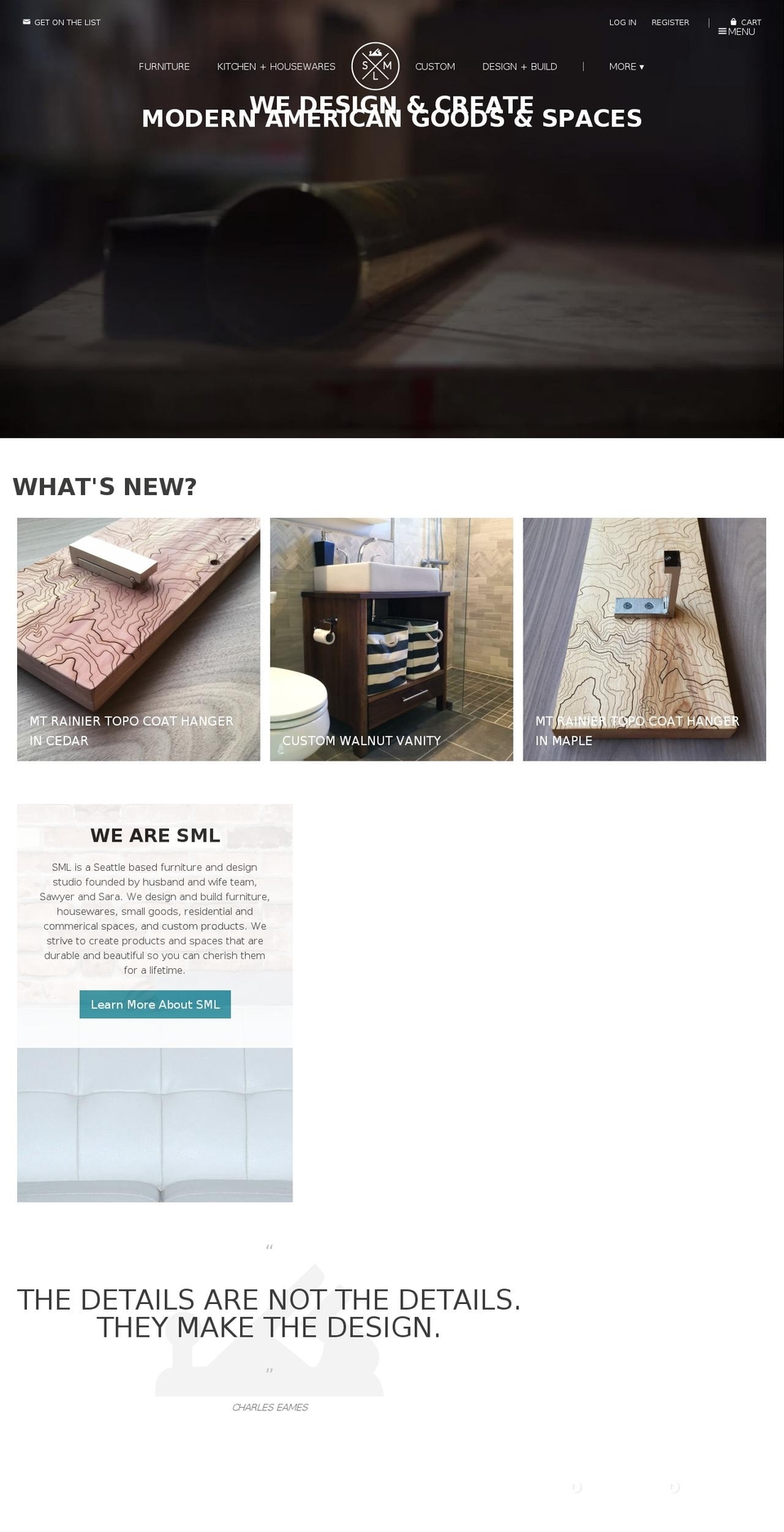 designbysml.com shopify website screenshot