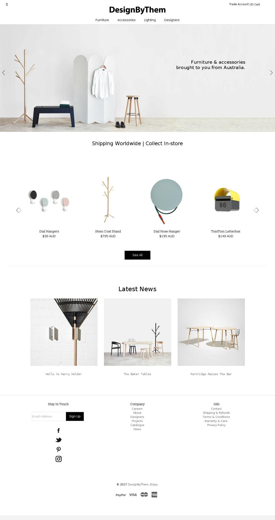 designbythem.com shopify website screenshot