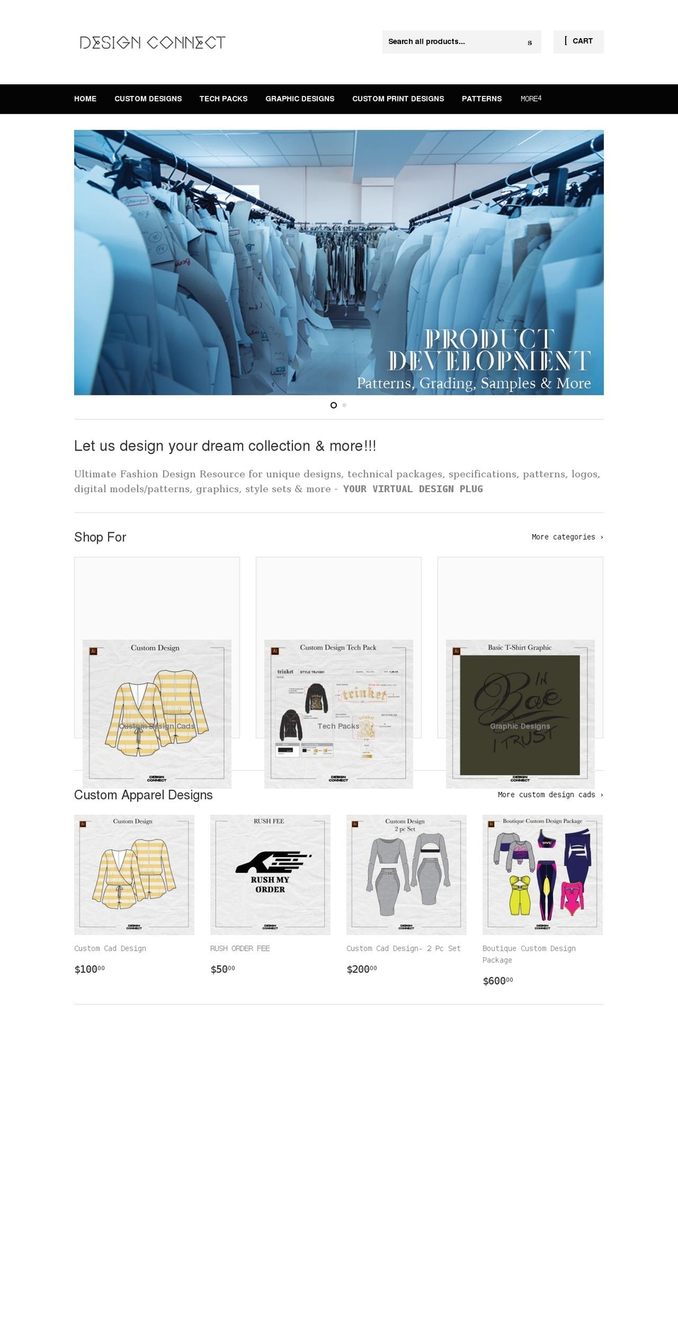 designconnectnyc.com shopify website screenshot