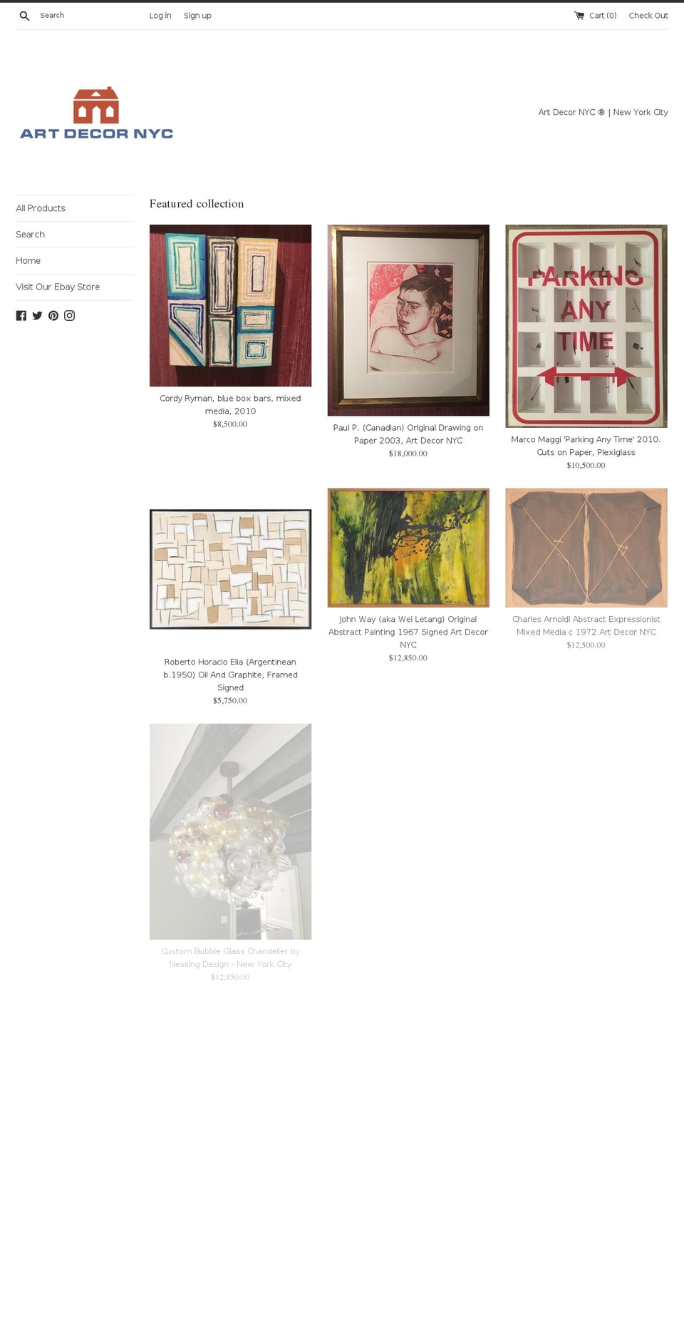 designdecornyc.com — Shopify storefront screenshot