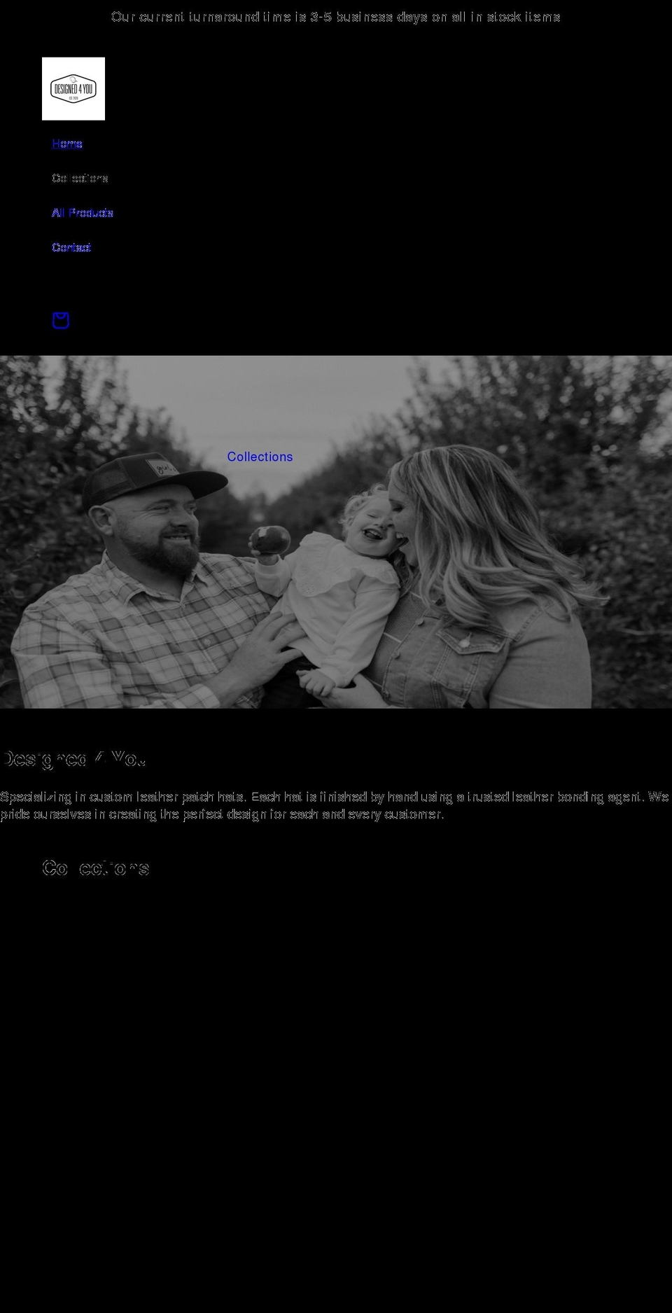 designed4you.ca shopify website screenshot