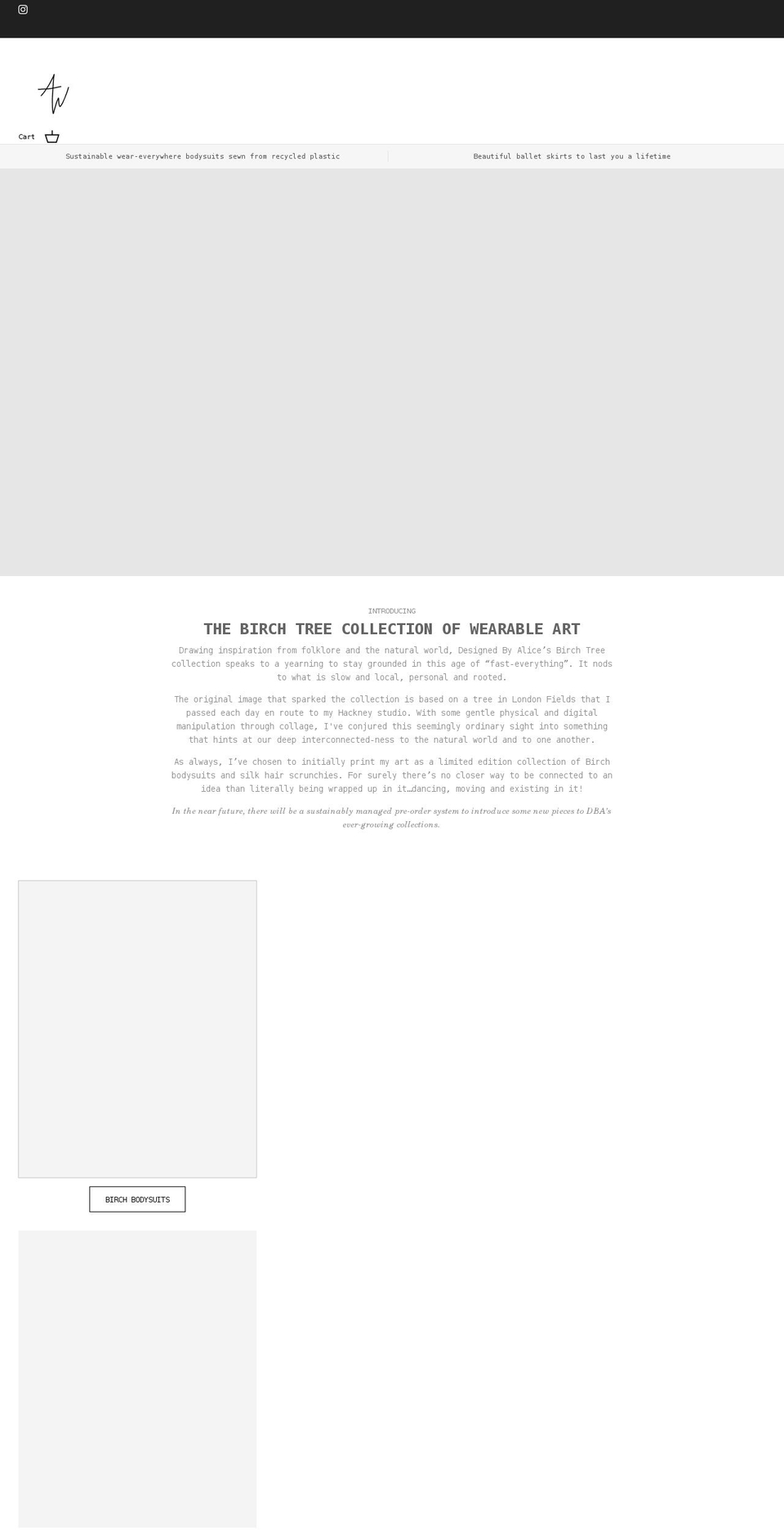 designedbyalice.co.uk shopify website screenshot