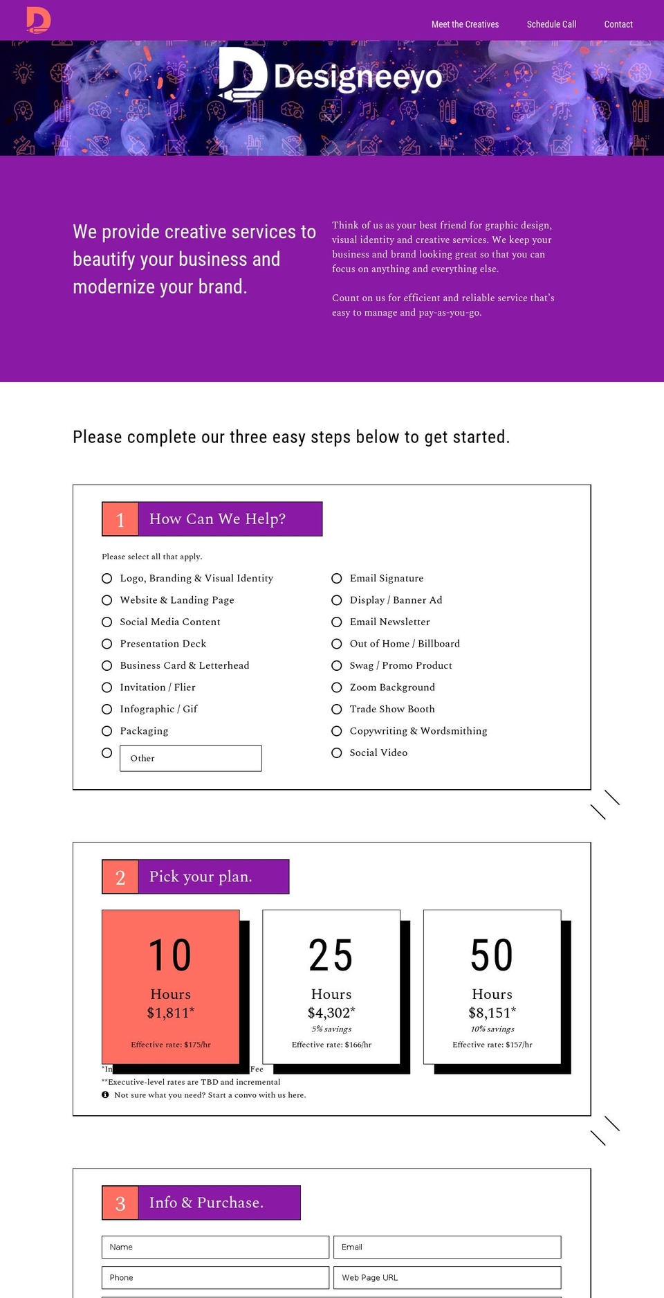 designeeyo.com shopify website screenshot
