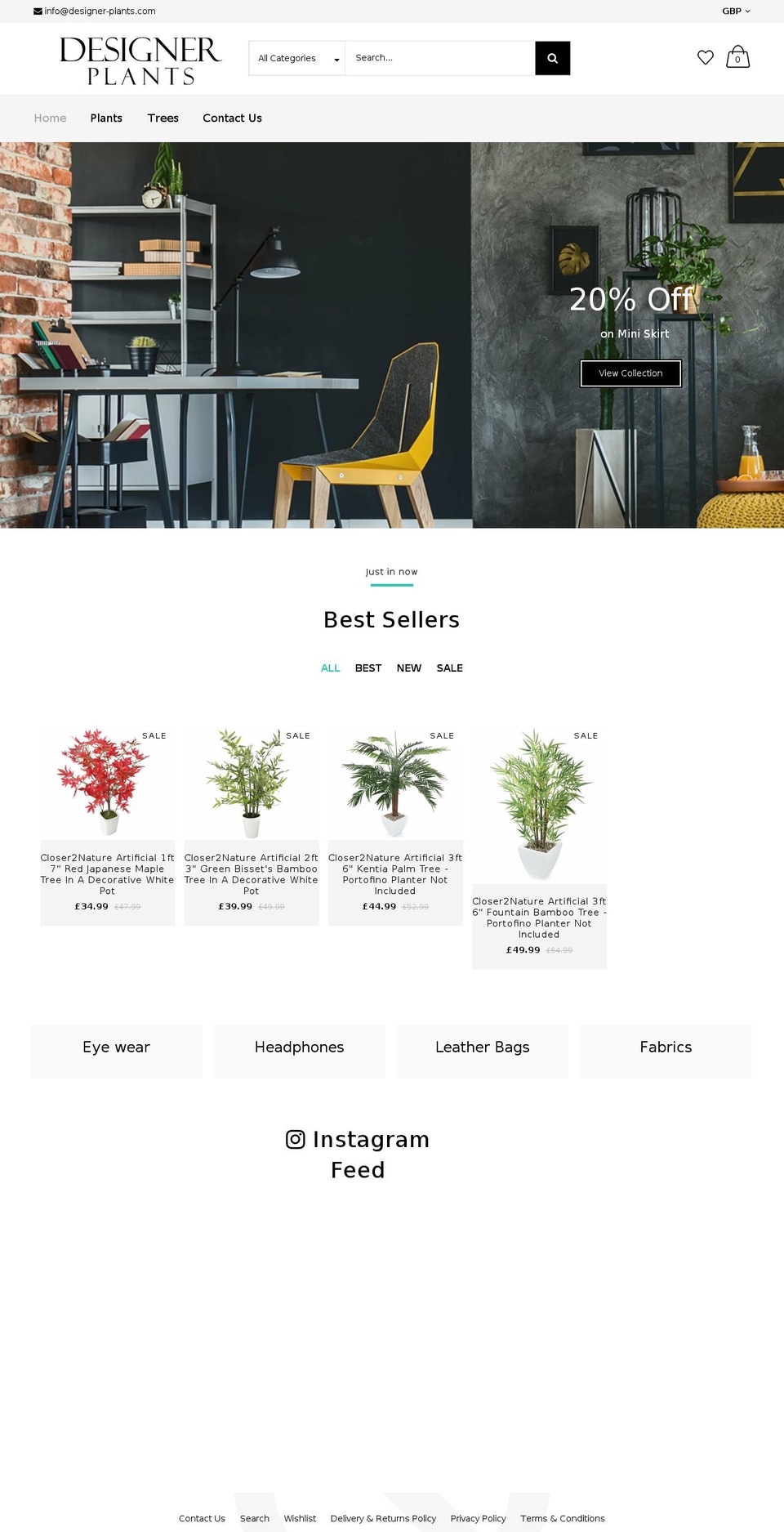 install-01 Shopify theme site example designer-plants.com