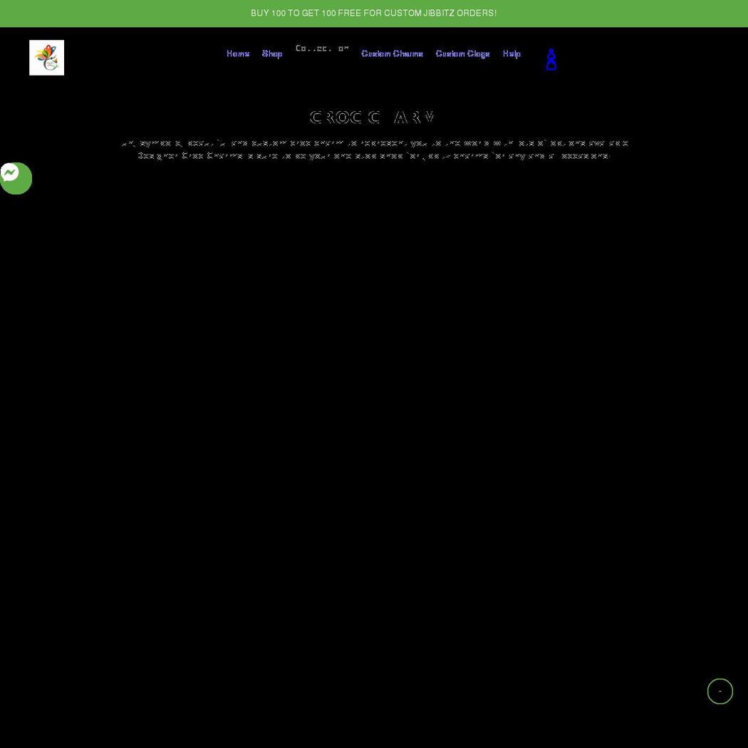 designercroccharm.com shopify website screenshot