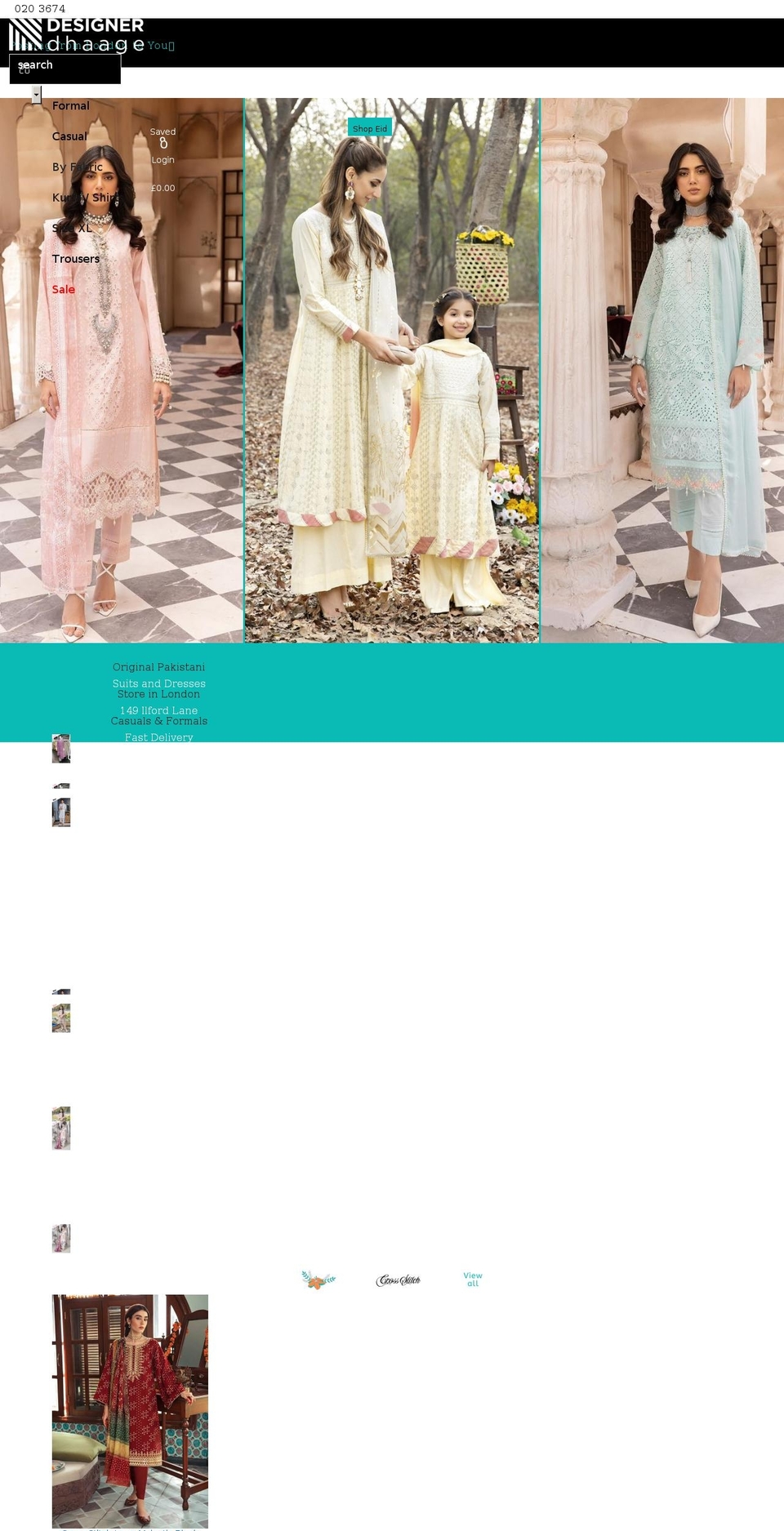 designerdhaage.com shopify website screenshot