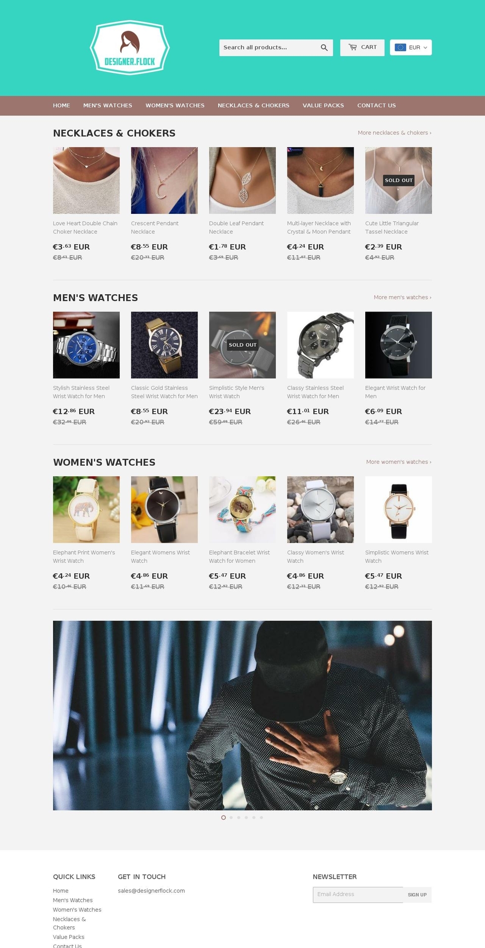 designerflock.com shopify website screenshot