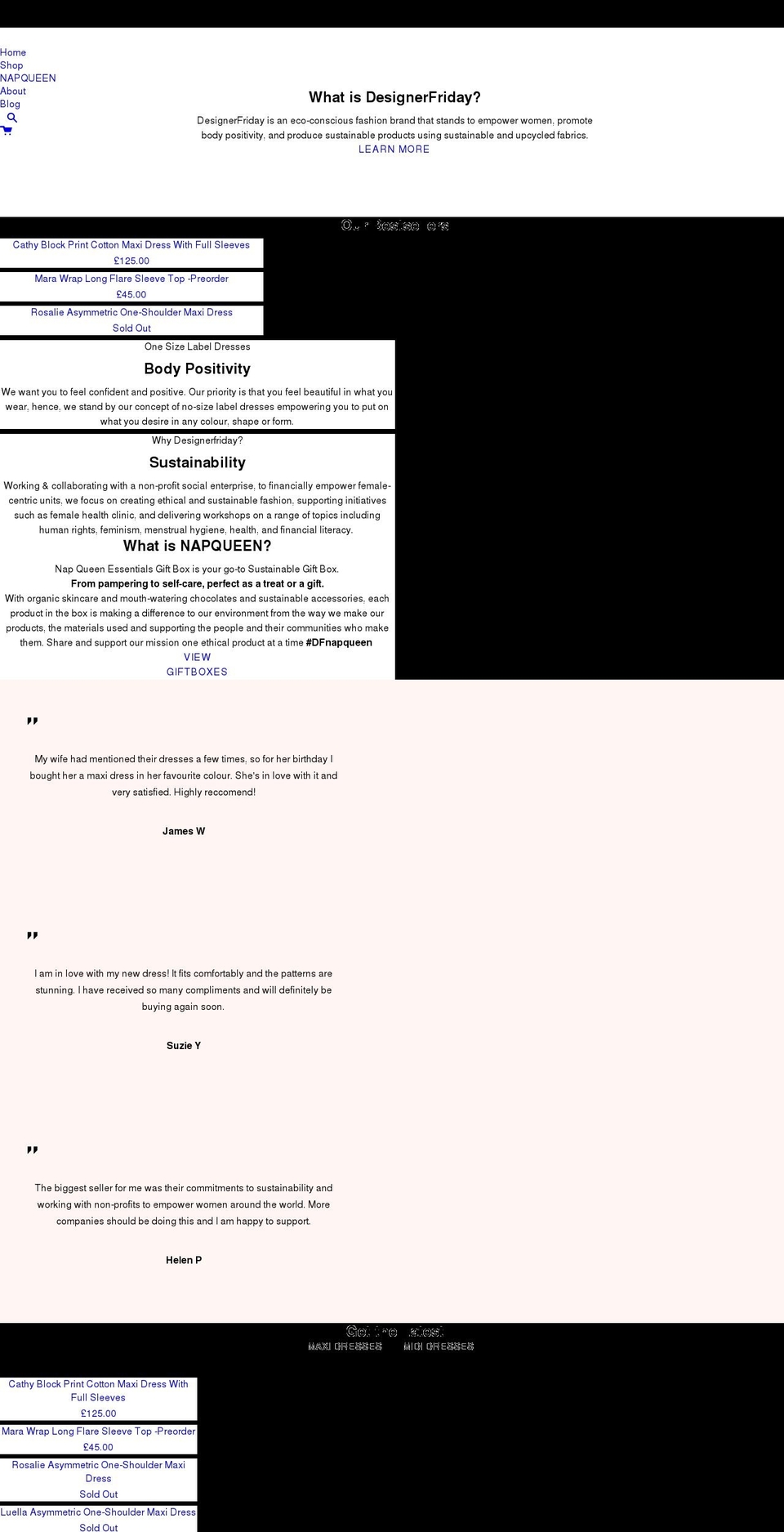 designerfriday.com shopify website screenshot