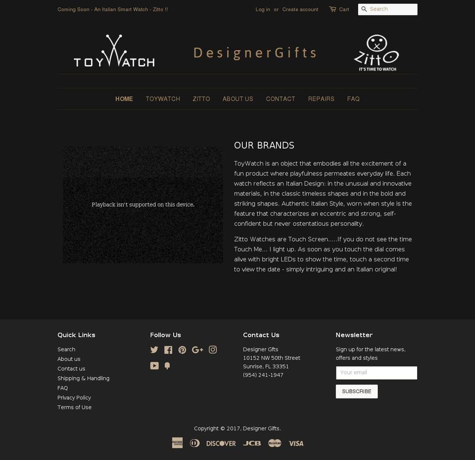 designergifts4u.com shopify website screenshot
