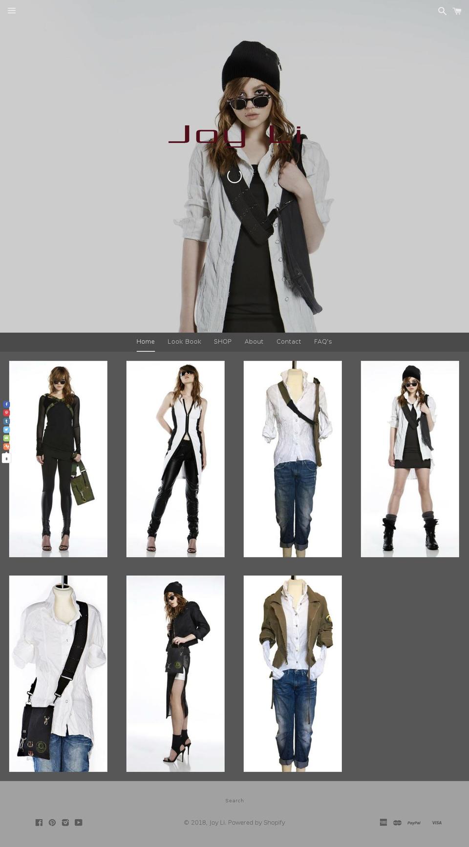 designerjoyli.com — Shopify storefront screenshot