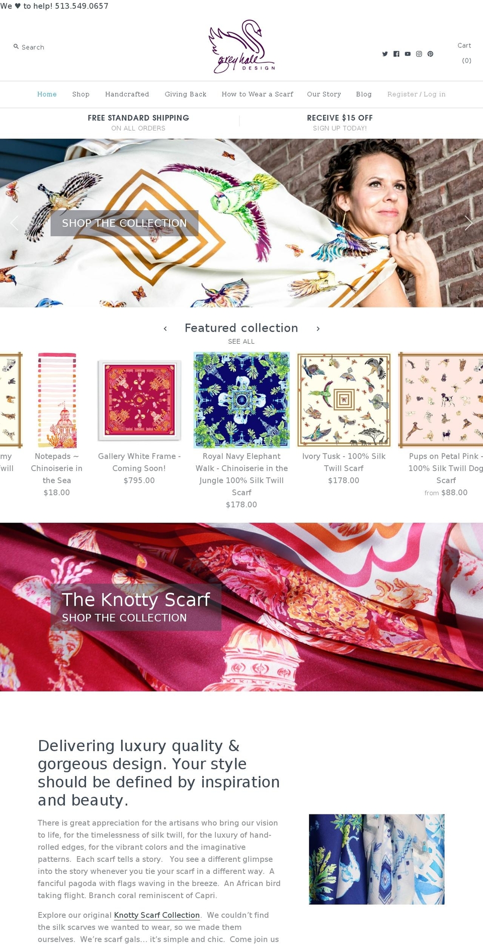 Copy of Symmetry Shopify theme site example designerscarveswraps.com