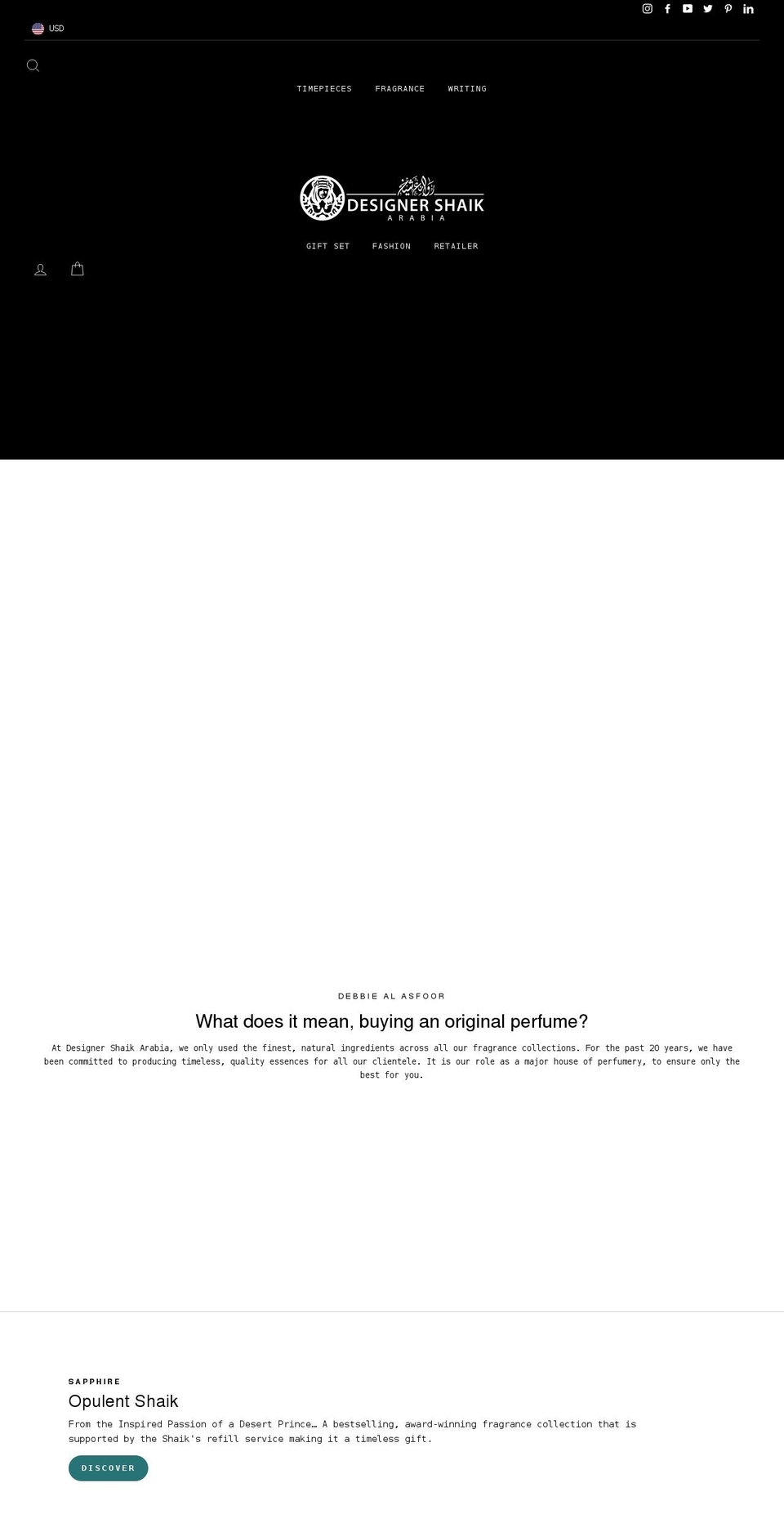 designershaik.com shopify website screenshot