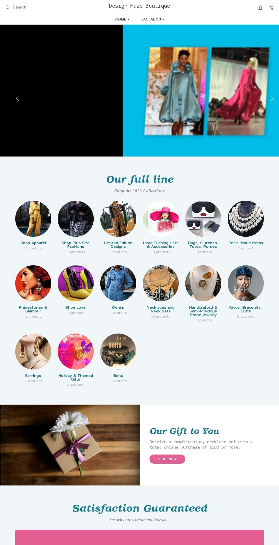 designfazefashions.com shopify website screenshot