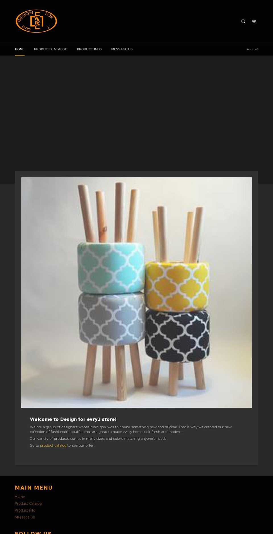designforevry1.com shopify website screenshot