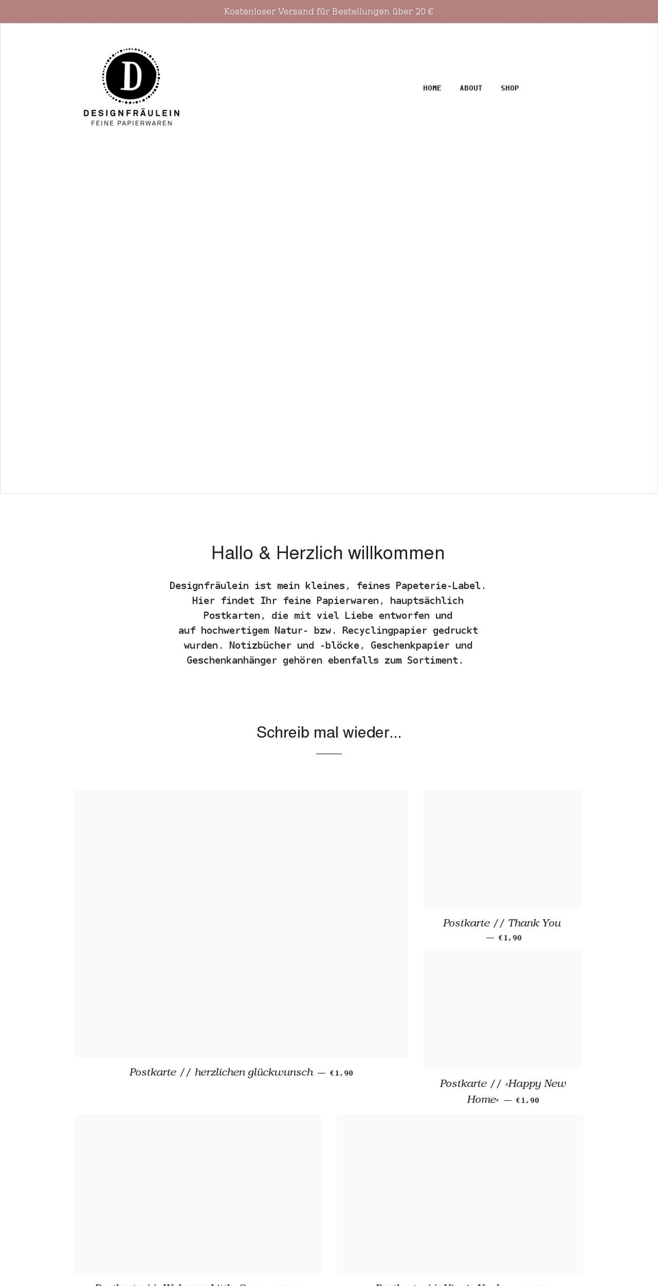 designfraeulein.de shopify website screenshot