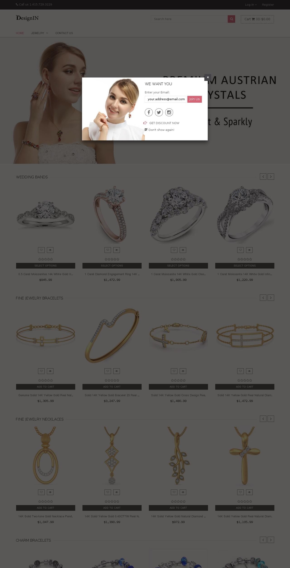 designin.us shopify website screenshot