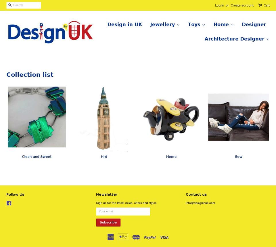 designinuk.com shopify website screenshot