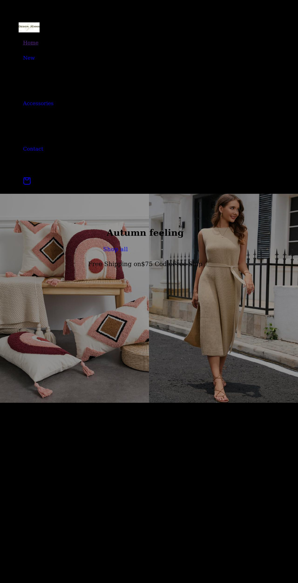 designjennis.com shopify website screenshot