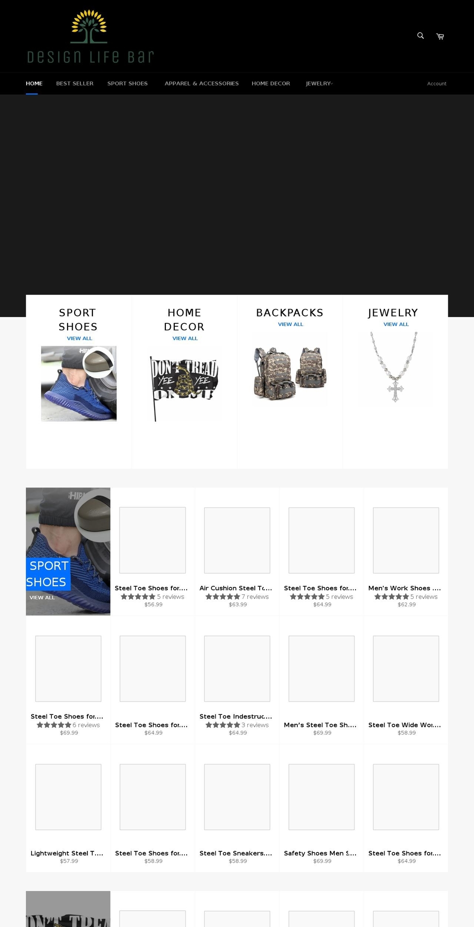 designlifebar.com shopify website screenshot