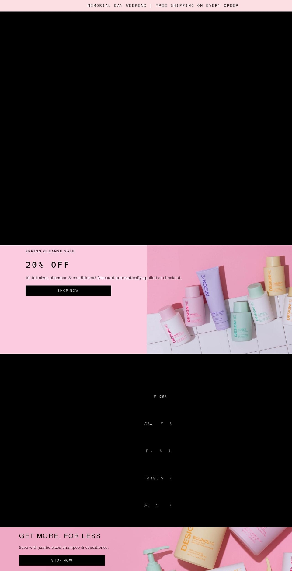 designmehair.com shopify website screenshot