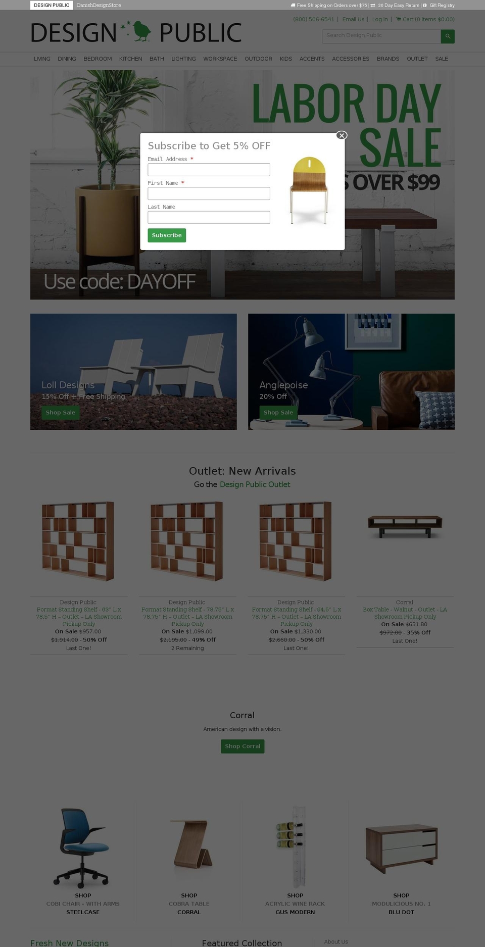 DesignPublic - 1 Shopify theme site example designpublic.biz