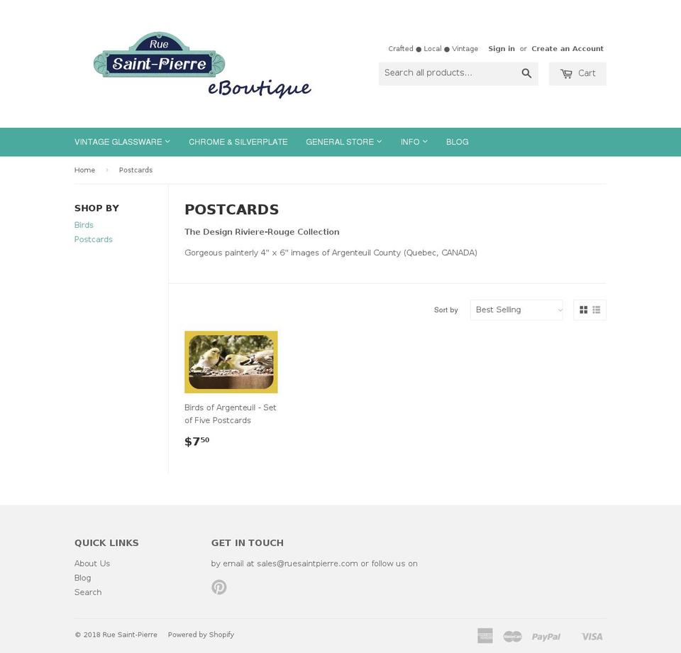 designriviererouge.com — Shopify storefront screenshot
